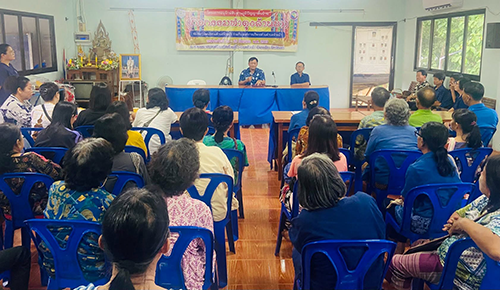 โครงการอนุรักษ์สืบสานภูมิปัญญาพื้นบ้าน ( กิจกรรมทำตุงล้านนา )